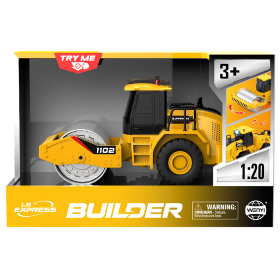 Masina Cilindru compactor cu frictiune Wenyi 1:20, lumini /sunete, 3 image