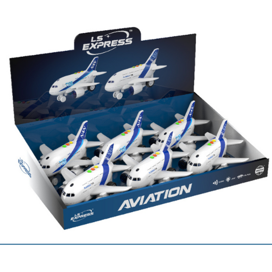 Avion cu frictiune Wenyi 1:200, lumini /sunete, în sortiment, 4 image