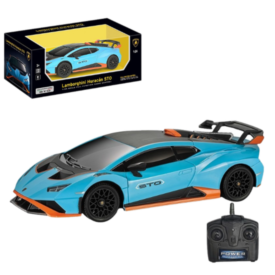 Masinuta RC Cars Lamborghini Huracan STO 1:24 cu telecomanda, 3 culori