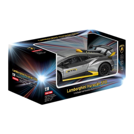 Машинка RC Cars Lamborghini Huracan STO 1:18, на пульте управления, изображение 2