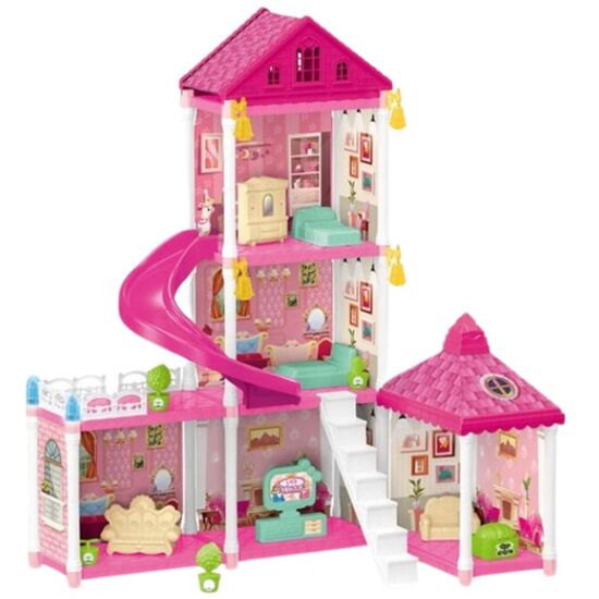Игровой набор ESSA TOYS Кукольный домик + аксессуары, 148 элементов, изображение 2