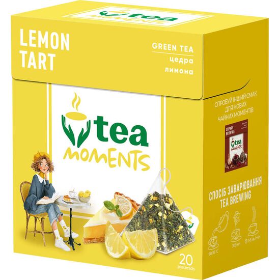 Чай Tea Moments Lemon Tart, 20 пирамидок