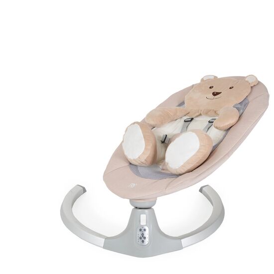 Balansoar electric Moni Ari bear, Beige, 3 image