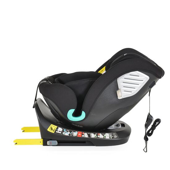 Scaun auto Moni 0-36 kg, Isofix360, Serengeti, (i-size40-150 cm), Black, 3 image