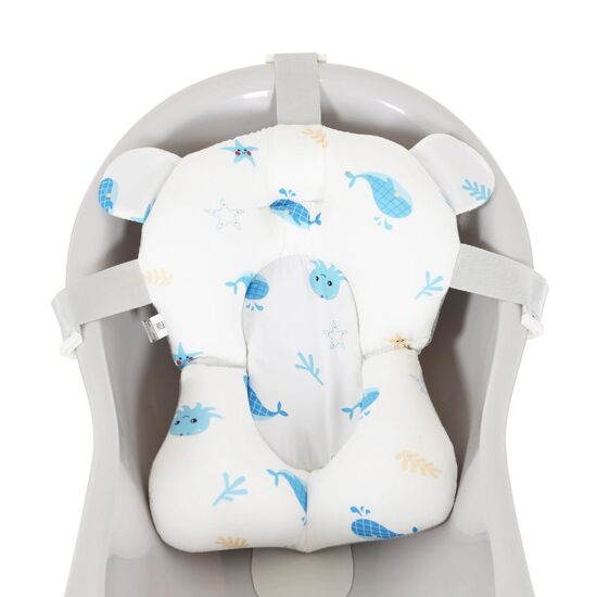 Suport in cada MONI Bath Pad Whale, textile, 2 image