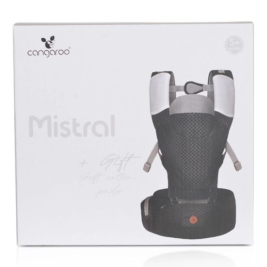Слинг-кенгуру MONI Mistral Black, изображение 6