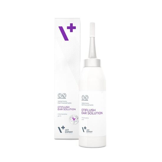 Solutie auriculara pentru caini si pisici VET EXPERT OtiFlush