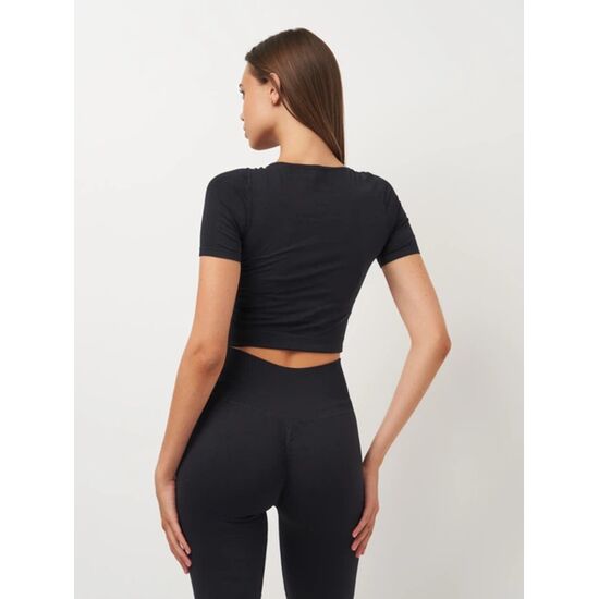 Tricou femei Giulia Crop T-Shirt, negru, S/M, 2 image