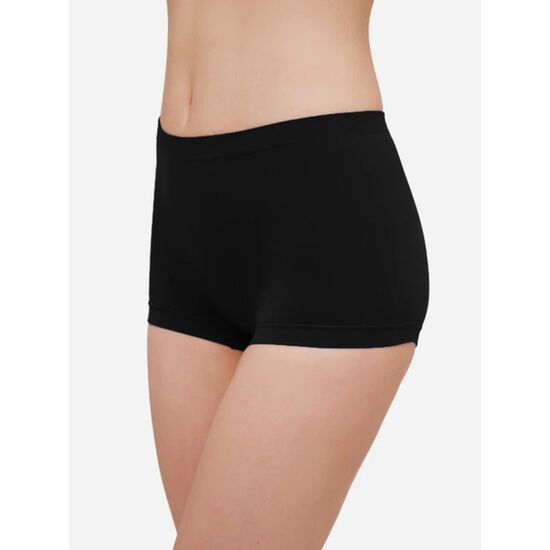 Трусы-шорты женские Giulia Boxer Briefs, бесшовные, чёрные, S/M