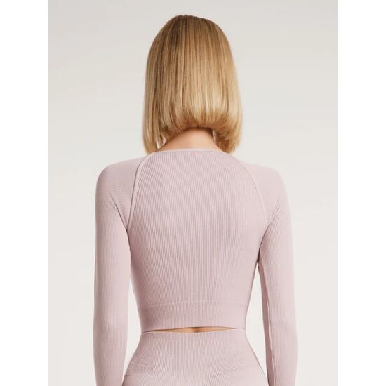 Женский кроп-топ Giulia RIB, бесшовный, лиловый, One Size, изображение 2