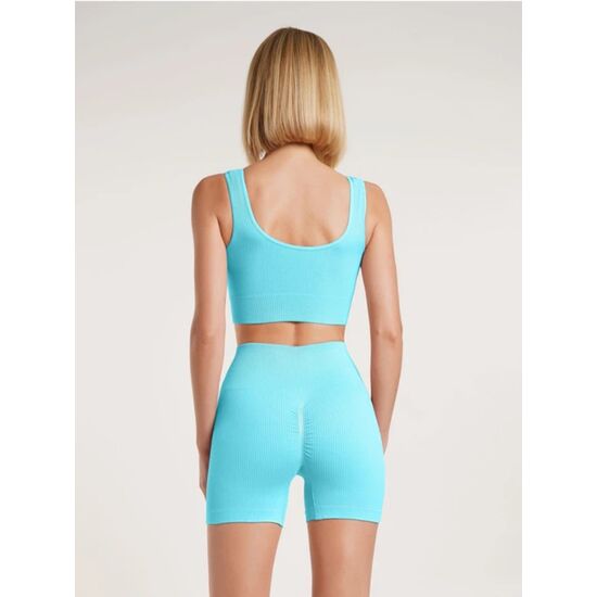 Шорты женские Giulia Shorts Rib Shape, бесшовные, голубой, L/XL, изображение 2