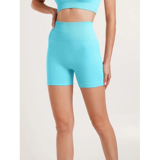 Шорты женские Giulia Shorts Rib Shape, бесшовные, голубой, L/XL