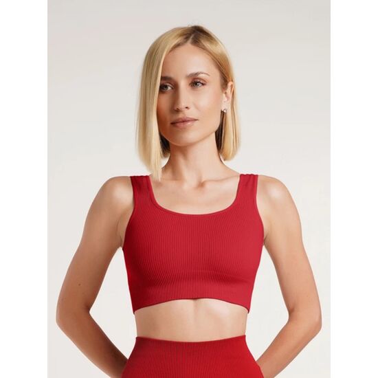 Top sport pentru femei Giulia Top Rib, vin, L/XL