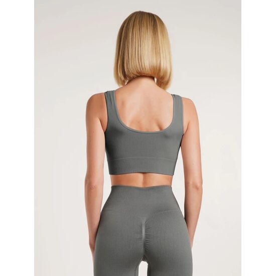 Top sport pentru femei Giulia Top Rib, roșu-mac, S/M, 2 image