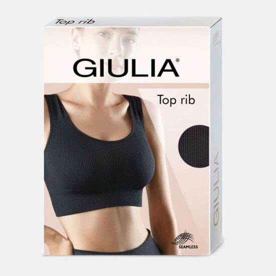 Top sport pentru femei Giulia Top Rib, roșu-mac, S/M, 3 image