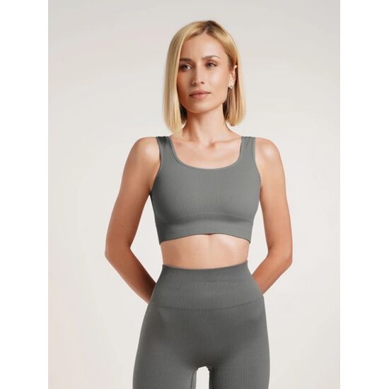 Top sport pentru femei Giulia Top Rib, roșu-mac, S/M