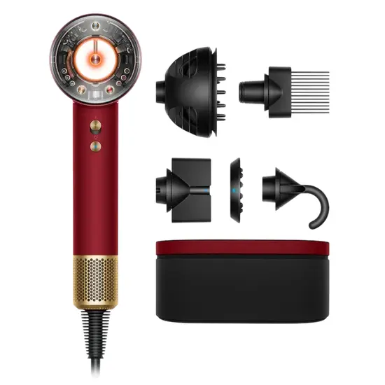 Фен DYSON HD16 Red Velvet/Gold (594823-02)