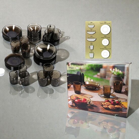 Set de vesela GI Basilico, 44 buc