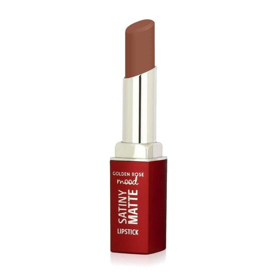Ruj mat pentru buze GR MOOD Satiny Matte Lipstick, 01, BARE NUDE