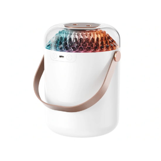 Umidificator XO HF13, cu lumini spectaculoase și dublu jet, alb, 2 image