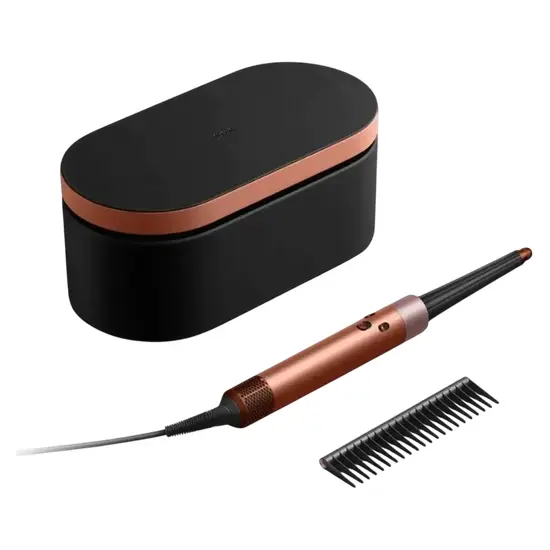 Set styler cu aer cald  DYSON Airwrap i.d. HS08, 1300Вт, Amber silk / Pink champagne (123682-01), 2 image