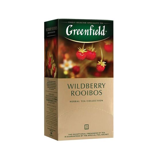 Ceai Greenfield Wildberry Rooibos, 25 plicuri