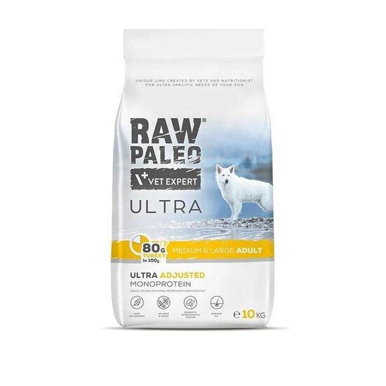 Сухой корм VET EXPERT Raw Paleo ULTRA, Индейка, 10 кг