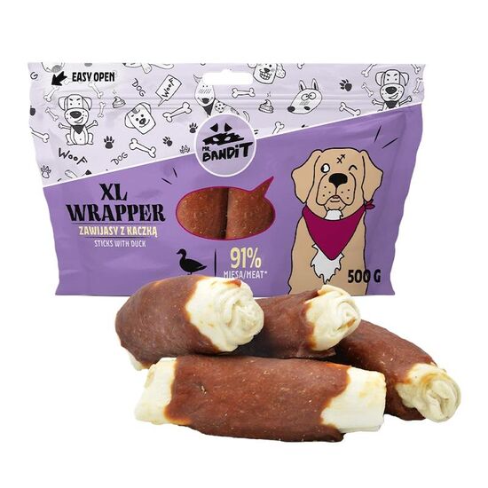 Gustare MR. BANDIT WRAPPER XL, Rață, 500 g