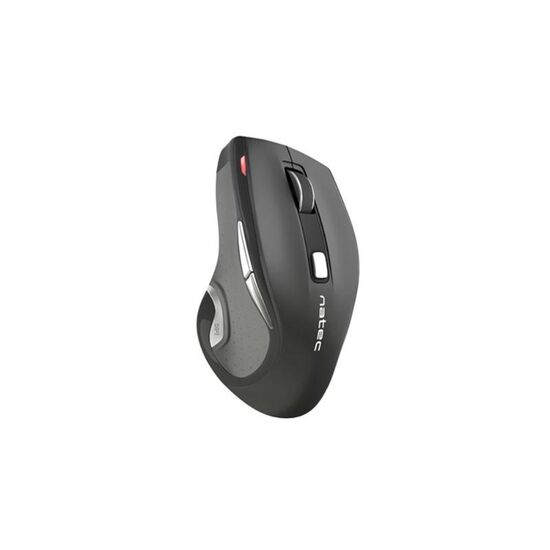 Мышь NATEC Jaguar, Беспроводная, 2400 DPI, Blue Sense, Чёрно-серая, изображение 2
