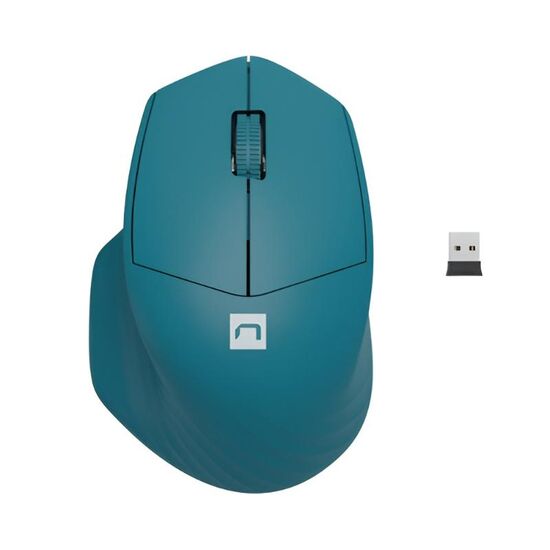 Mouse NATEC Siskin 2, Silentios, Wireless, Albastru, 5 image