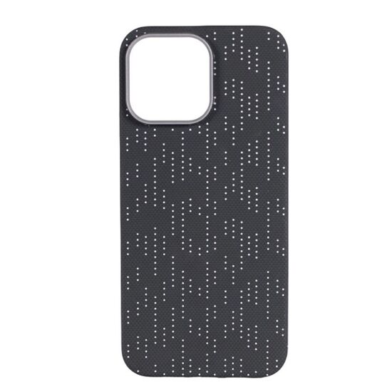 Чехол VANTA для iPhone 16 Plus Carbon Silkscreen Fleck MagSafe, белый