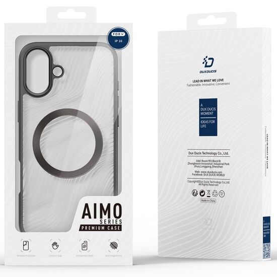 Husa DUX DUCIS pentru iPhone 16 AIMO cu MagSafe, negru, 3 image