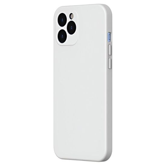 Чехол BASEUS для iPhone 12 Pro Liquid Silicone Gel Protective, белый, изображение 2