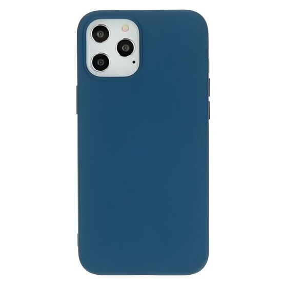 Husa HELMET pentru iPhone 12 Pro Liquid Silicone, albastru
