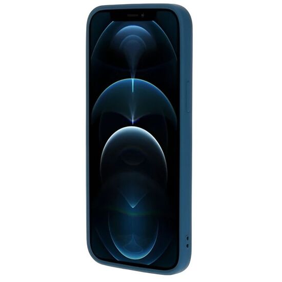 Husa HELMET pentru iPhone 12 Pro Liquid Silicone, albastru, 4 image