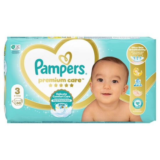 Подгузники для детей PAMPERS Premium Care Midi №3, 60 шт, изображение 2