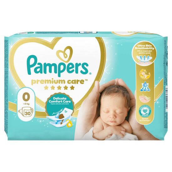 Подгузники для детей PAMPERS Premium Care New Baby №0, 0-3 кг, 30 шт, изображение 2