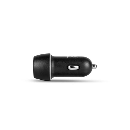 Автозарядка TTEC, USB-A, С кабелем Type-C, 2,1 A, Чёрная, изображение 2