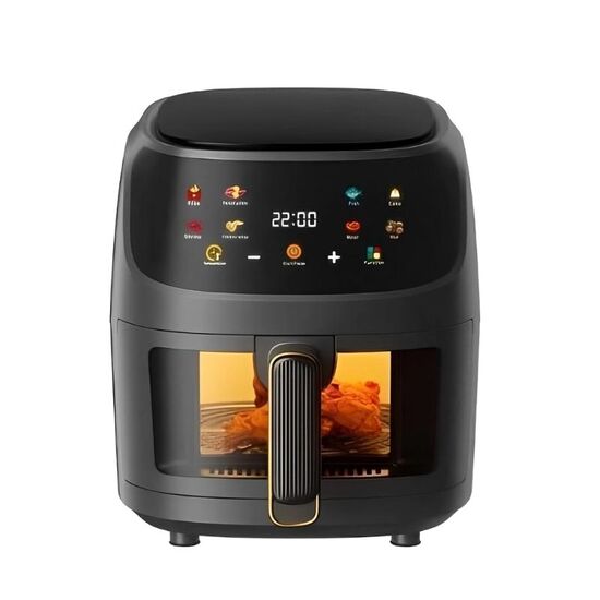 Аэрогриль TESKA TK-606D, 8 л, 2400 Вт, Чёрный