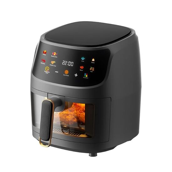 Аэрогриль TESKA TK-606D, 8 л, 2400 Вт, Чёрный, изображение 2