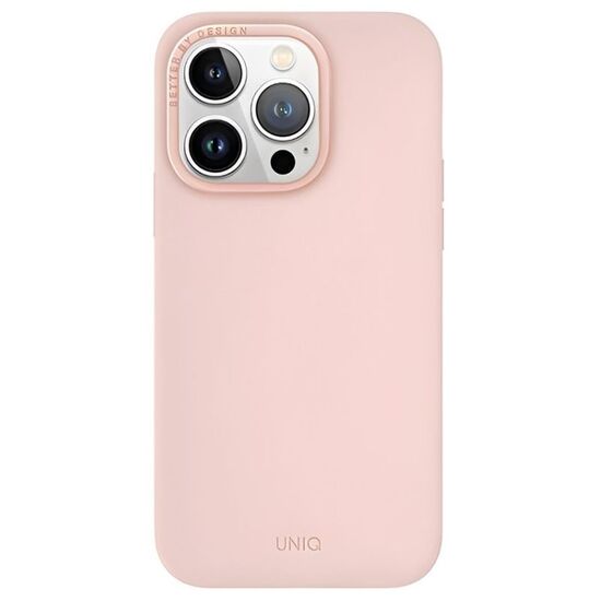 Чехол UNIQ для iPhone 15 Pro Hybrid Magclick Charging Lino Hue, розовый, изображение 2