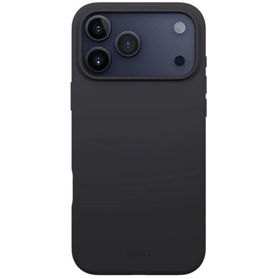 Husa UNIQ pentru iPhone 17 Pro (2025) 6.3 Hybrid Magclick Lino, gri inchis, 2 image