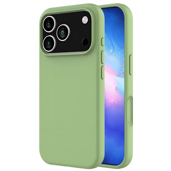 Husa WOO pentru iPhone 17 Pro Max Liquid Silicone, verde, 2 image