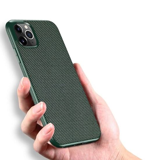 Чехол HELMET для iPhone 11 Pro TPU Nylon Series, зелёный, изображение 2