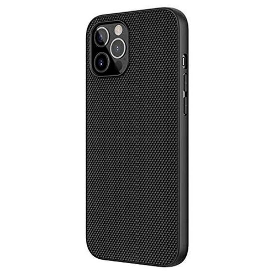 Чехол HELMET для iPhone 12 Pro Max TPU Nylon Series, чёрный, изображение 2