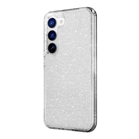 Husa pentru smartphone Uniq for Samsung Galaxy S24 Plus Life Pro Xtreme Tinsel, TPU, Glitter Clear, 3 image