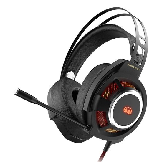 Căști Monster USB RGB Mission V1, Black, 2 image