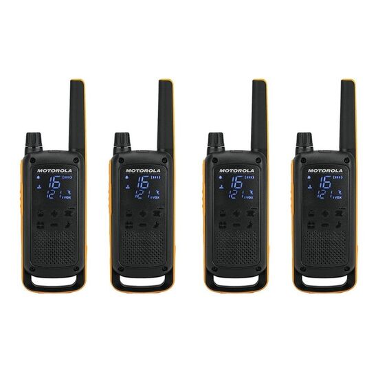 Stații radio Motorola TalkAbout T82 Extreme, Quad, IPx4, 16 Channels, Black, 2 image