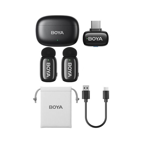 Microfon Boya Mini 2-02, Ultracompat, Black, 4 image