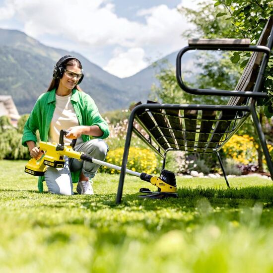 Триммер для газона KARCHER LTR 3-18 Dual Battery New, аккумуляторный, изображение 10